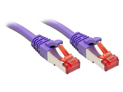 Lindy RJ-45 Cat.6 S/FTP 0.5m netværkskabel Violet 0,5 m Cat6 S/FTP (S-STP)