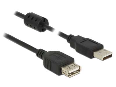 DeLOCK 84883 USB-kabel USB 2.0 1 m USB A Sort