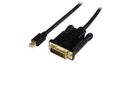 StarTech.com MDP2DVIMM6BS videokabel adapter 1,9 m Mini DisplayPort DVI-D Sort