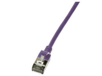 LogiLink Slim U/FTP netværkskabel Violet 5 m Cat6a U/FTP (STP)