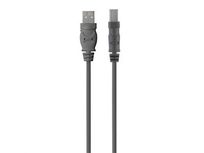 Belkin USB 2.0 A - USB 2.0 B, 4.8m USB-kabel 4,8 m USB A USB B Grå