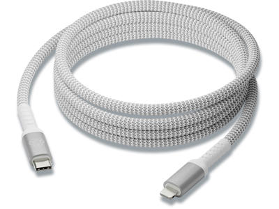 USB kabel, USB-C to Lightning, White, 2.5m, dbramante1928 Re-charge BRD