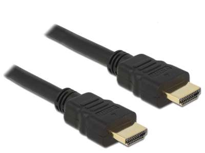 DeLOCK 84753 HDMI-kabel 1,5 m HDMI Type A (Standard) Sort