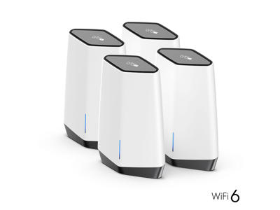 NETGEAR Orbi Pro WiFi 6 Tri-band Mesh System (SXK80B4) Tri-band (2,4 GHz / 5 GHz / 5 GHz) Wi-Fi 6 (802.11ax) Grå, Hvid 19 Intern