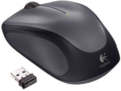 Logitech M235 Wireless Mouse, Grey