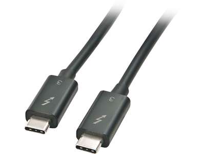 Microconnect TB3005 Thunderbolt kabel 0,5 m 40 Gbit/sek. Sort