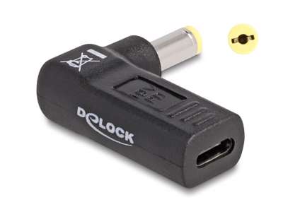 DeLOCK 60009 oplader til mobil enhed Laptop Sort USB Indendørs