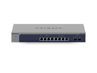 NETGEAR 8-Port Multi-Gigabit/10G Ethernet Smart Switch with 2 SFP+ Ports (MS510TXM) Administreret L2+ 10G Ethernet (100/1000/10000) Grå