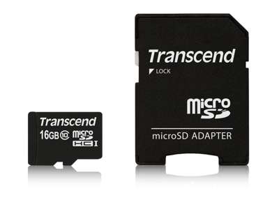 Transcend TS16GUSDHC10 hukommelseskort 16 GB MicroSDHC NAND Klasse 10