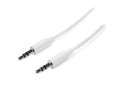 StarTech.com MU3MMMSWH lydkabel 3 m 3.5mm Hvid