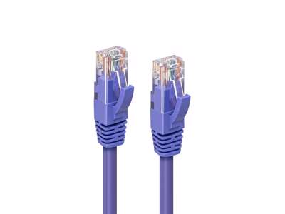 Microconnect MC-UTP6A01P netværkskabel Lilla 1 m Cat6a U/UTP (UTP)