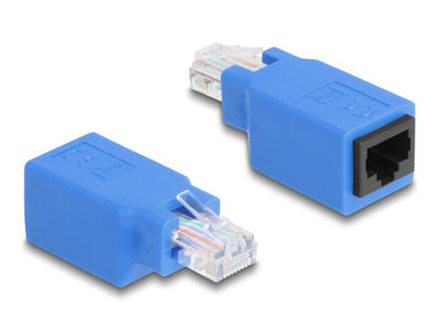 DeLOCK 64803 kabel kønsskifter RJ45 Blå