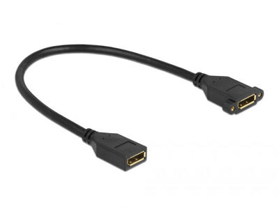 DeLOCK 87099 DisplayPort kabel 0,3 m Sort