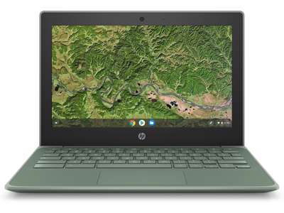 HP Chromebook 11A G8 EE AMD A4 A4-9120C 29,5 cm (11.6") HD 4 GB DDR4-SDRAM 32 GB eMMC Wi-Fi 5 (802.11ac) ChromeOS Grøn