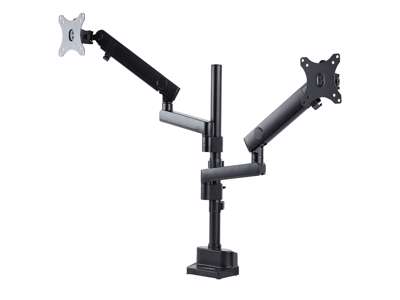 StarTech.com ARMDUALPIVOT skærmbeslag og -stativer 81,3 cm (32") Skrivebord Sort