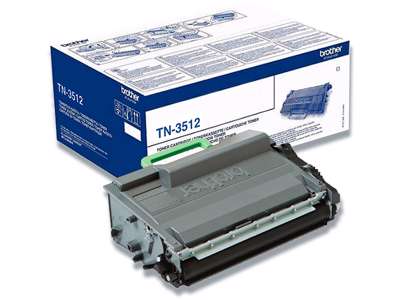 Toner, TN3512, Black-sort, 12.000 sider, Brother 