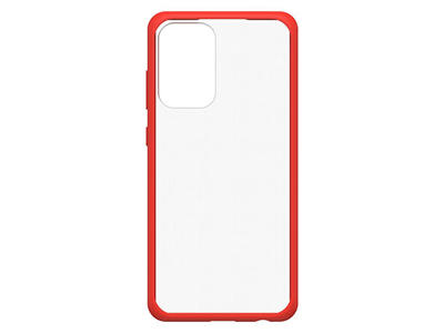 OtterBox React mobiltelefon etui 17 cm (6.7") Cover Rød, Transparent