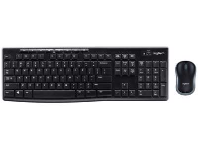 Logitech MK270 Wireless Combo Desktop set, Black (UK)