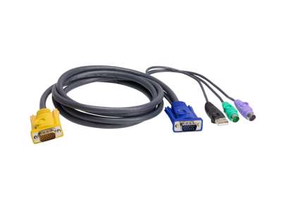 ATEN 2L-5303UP KVM-kabel Sort 3 m