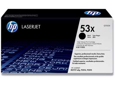 Toner, 53X, Black-sort, 7.000 sider, HP Q7553X