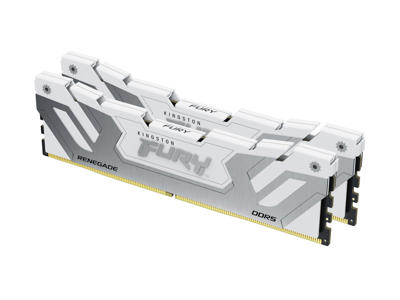 Kingston Technology FURY 48 GB 8400 MT/s DDR5 CL40 CUDIMM (sæt med 2) Renegade, hvid XMP