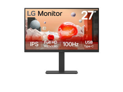 LG 27BA750-B computerskærm 68,6 cm (27") 1920 x 1080 pixel Fuld HD LCD Sort