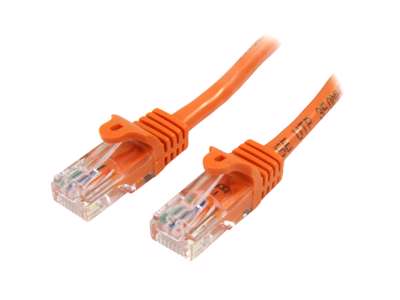 StarTech.com 45PAT2MOR netværkskabel Orange 2 m Cat5e U/UTP (UTP)