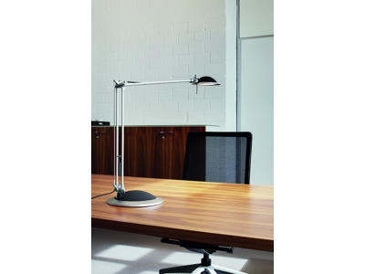 Bordlampe, LED, Med fod eller klemme, Aluminium, Naga Maul Business