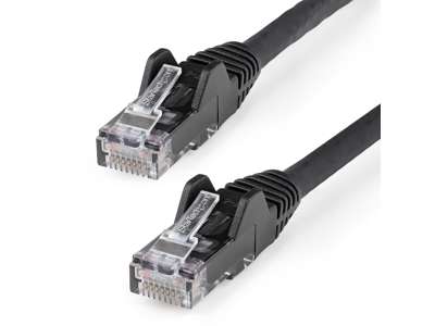 StarTech.com N6LPATCH50CMBK netværkskabel Sort 0,5 m Cat6 U/UTP (UTP)