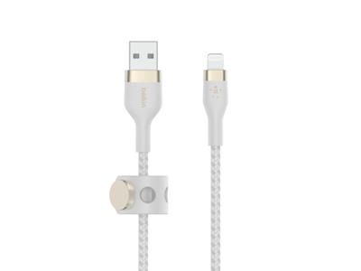 Belkin CAA010BT1MWH Lightning kabel 1 m Hvid