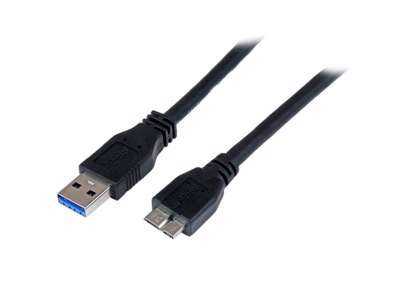 StarTech.com USB3CAUB1M USB-kabel USB 3.2 Gen 1 (3.1 Gen 1) 1 m USB A Micro-USB B Sort