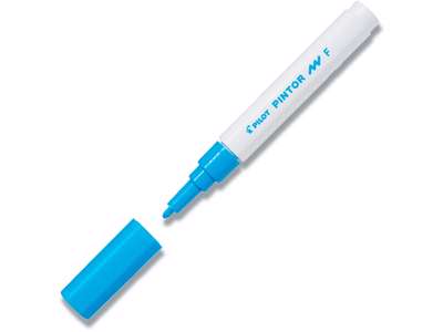 Hobby marker, Lyseblå, 1.0 mm, 1 stk, Pilot Pintor SW-PT-F-LB