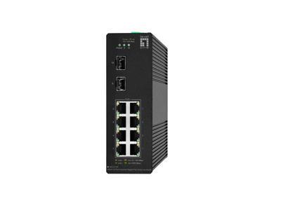 LevelOne IGS-2110P netværksswitch Administreret L2 Gigabit Ethernet (10/100/1000) Strøm over Ethernet (PoE) Sort