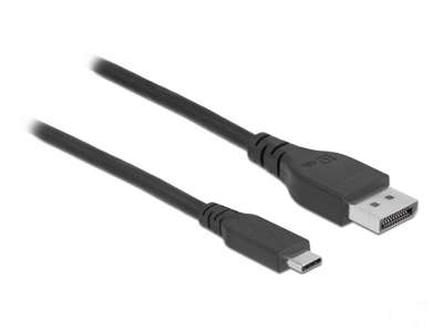 DeLOCK 86037 videokabel adapter 0,5 m USB Type-C DisplayPort Sort