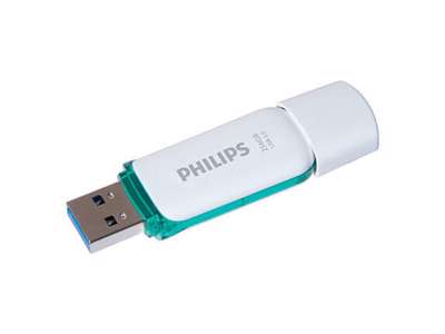 Philips FM25FD75B USB-nøgle 256 GB USB Type-A 3.2 Gen 1 (3.1 Gen 1) Turkis, Hvid