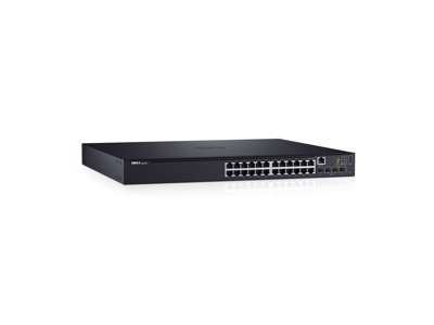 DELL N1524P Administreret L3 Gigabit Ethernet (10/100/1000) Strøm over Ethernet (PoE) 1U Sort