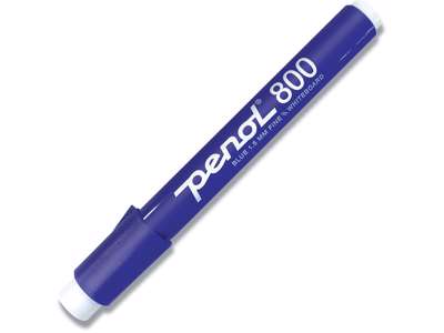 Whiteboard marker, Rund spids, Blå, 1.5 mm, Penol 800