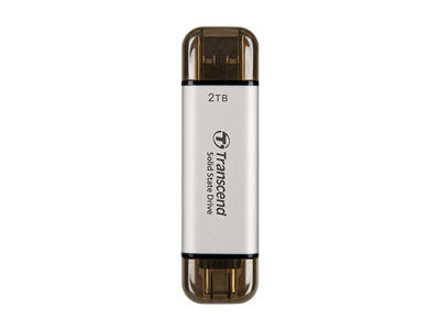 Transcend ESD310 1 TB USB Type-A / USB Type-C Sølv