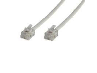 Microconnect MPK110 telefonkabel 10 m Hvid