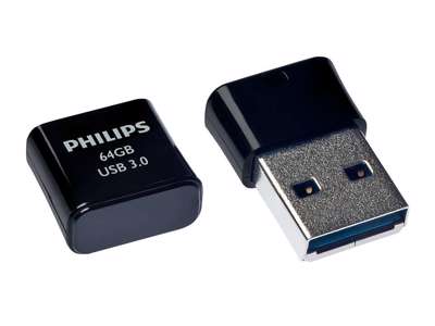 Philips Pico Edition 3.0 USB-nøgle 64 GB USB Type-A 3.2 Gen 1 (3.1 Gen 1) Sort