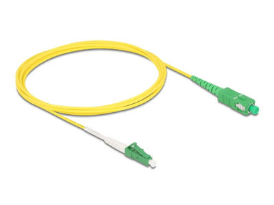 DeLOCK 83861 InfiniBand og fiberoptisk kabel 2 m LC SC LC/SC Gul