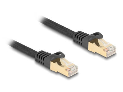 DeLOCK 80318 netværkskabel Sort 2 m Cat6a S/FTP (S-STP)