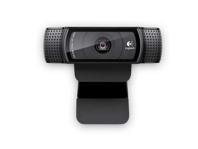 Logitech C920 HD Pro Webcam, Black