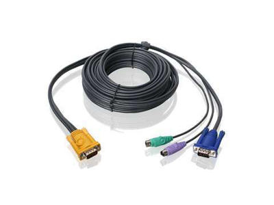 iogear G2L5206P KVM-kabel Sort 6 m