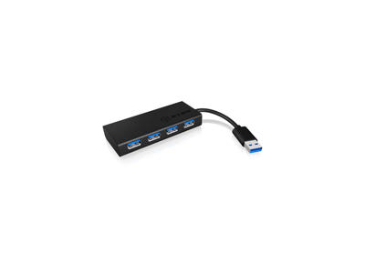 ICY BOX IB-AC6104-B USB 3.2 Gen 1 (3.1 Gen 1) Type-A 5000 Mbit/s Sort