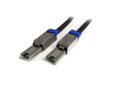 StarTech.com ISAS88881 Serial Attached SCSI (SAS)-kabel 1 m Sort