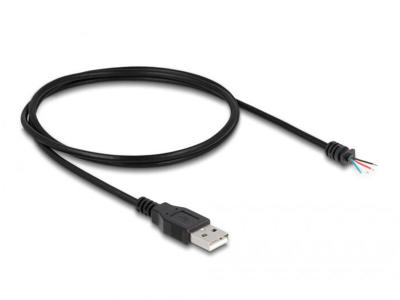 DeLOCK 64184 USB-kabel USB 2.0 1 m USB A Sort