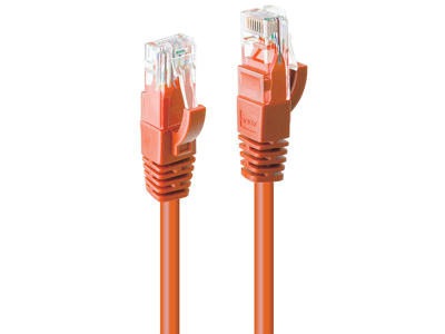 Lindy 48107 netværkskabel Orange 1 m Cat6 U/UTP (UTP)