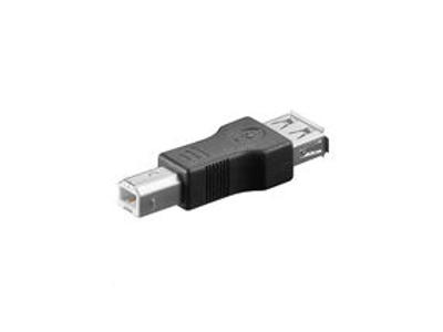 Microconnect USBAFB kabel kønsskifter USB B USB A Sort