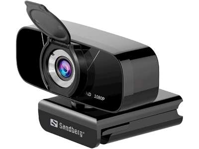 Sandberg 134-15 webcam 2 MP 1920 x 1080 pixel USB 2.0 Sort